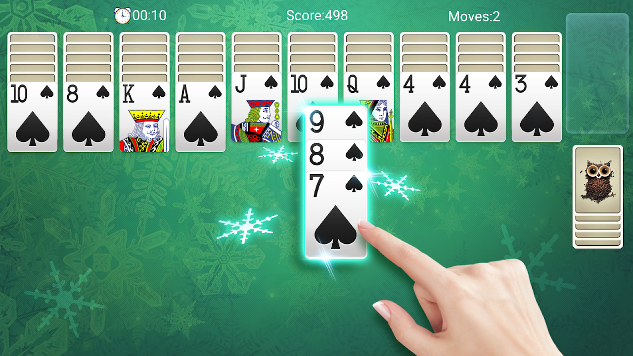 Spider Solitaire Classic Game スクリーンショット 3