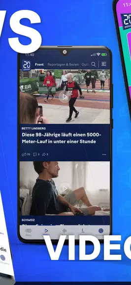 20 Minuten - Nachrichten Tangkapan skrin 2
