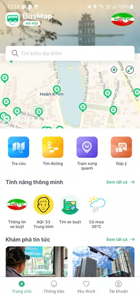 BusMap Hà Nội Ekran Görüntüsü 2
