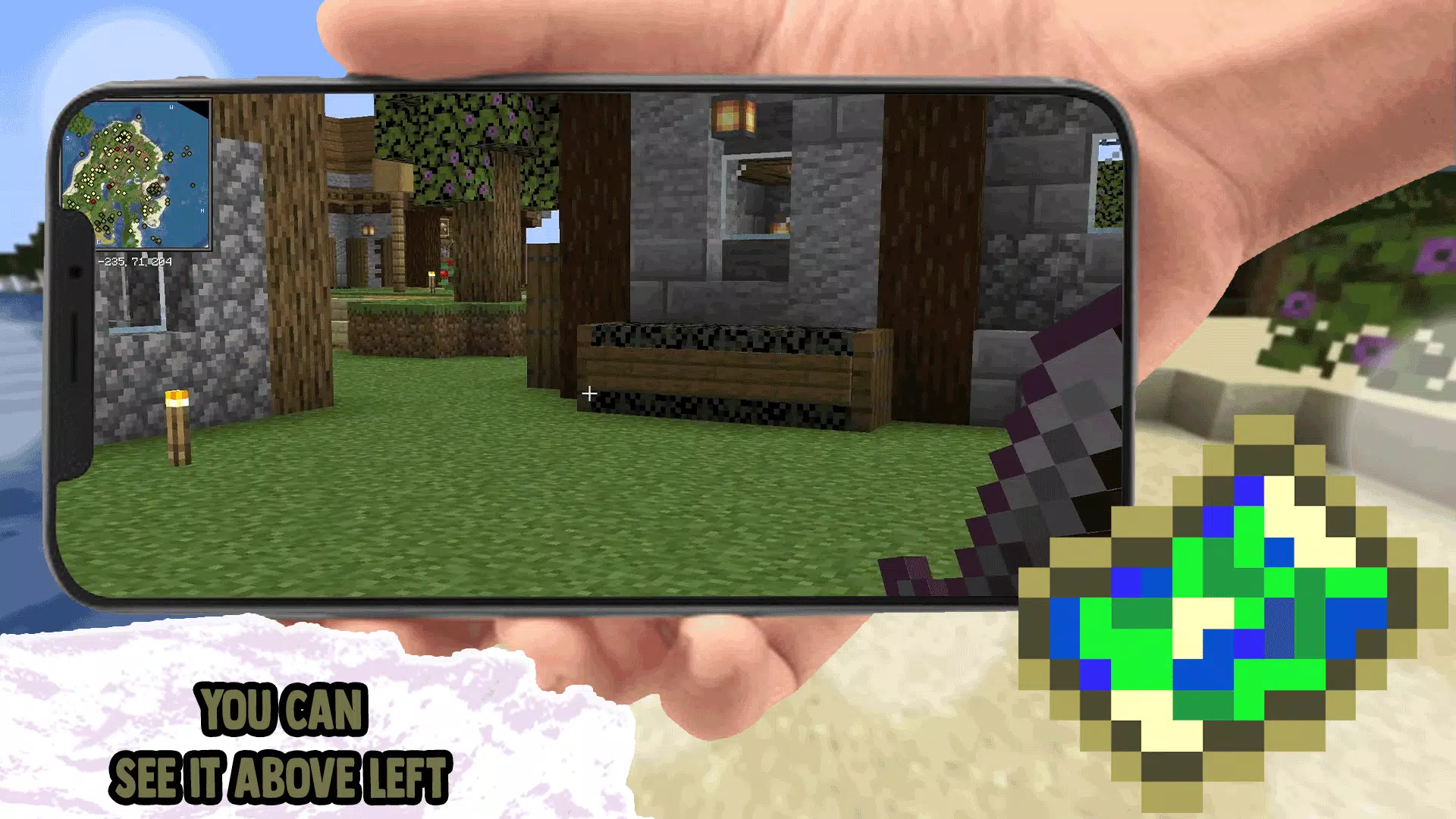 Minimap Mod Addons for MCPE Capture d'écran 1