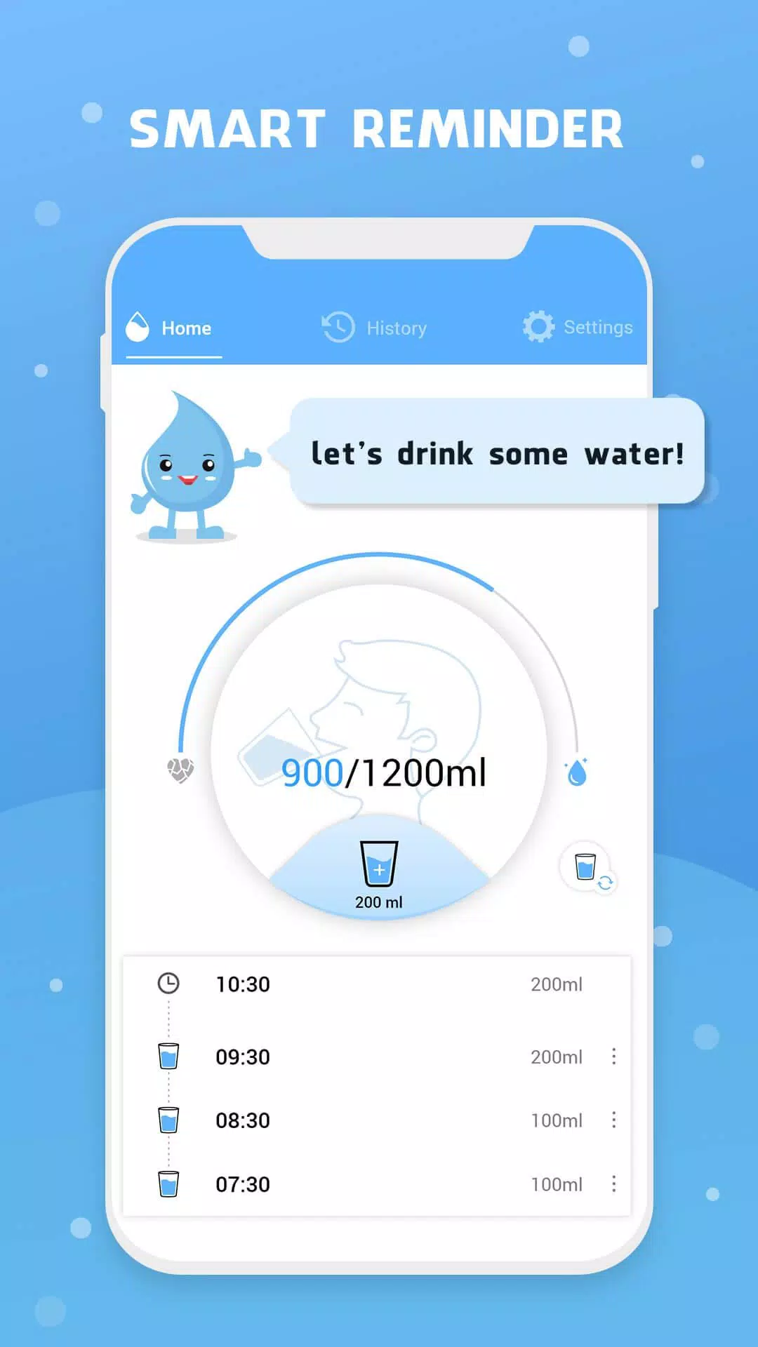 Water Reminder - Remind Drink 应用截图第1张