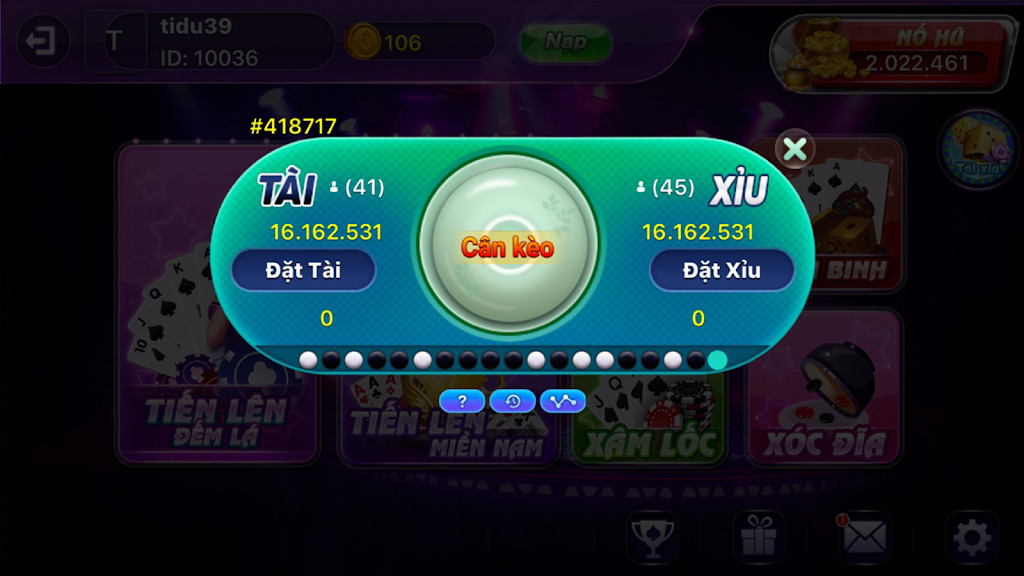 GAME BAI DOI THUONG - DANH BAI XANH CHIN應用截圖第1張