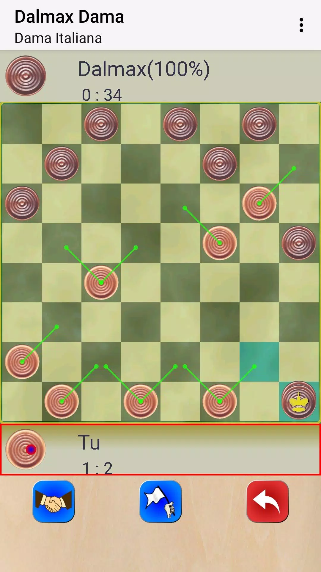 Schermata Checkers by Dalmax 1
