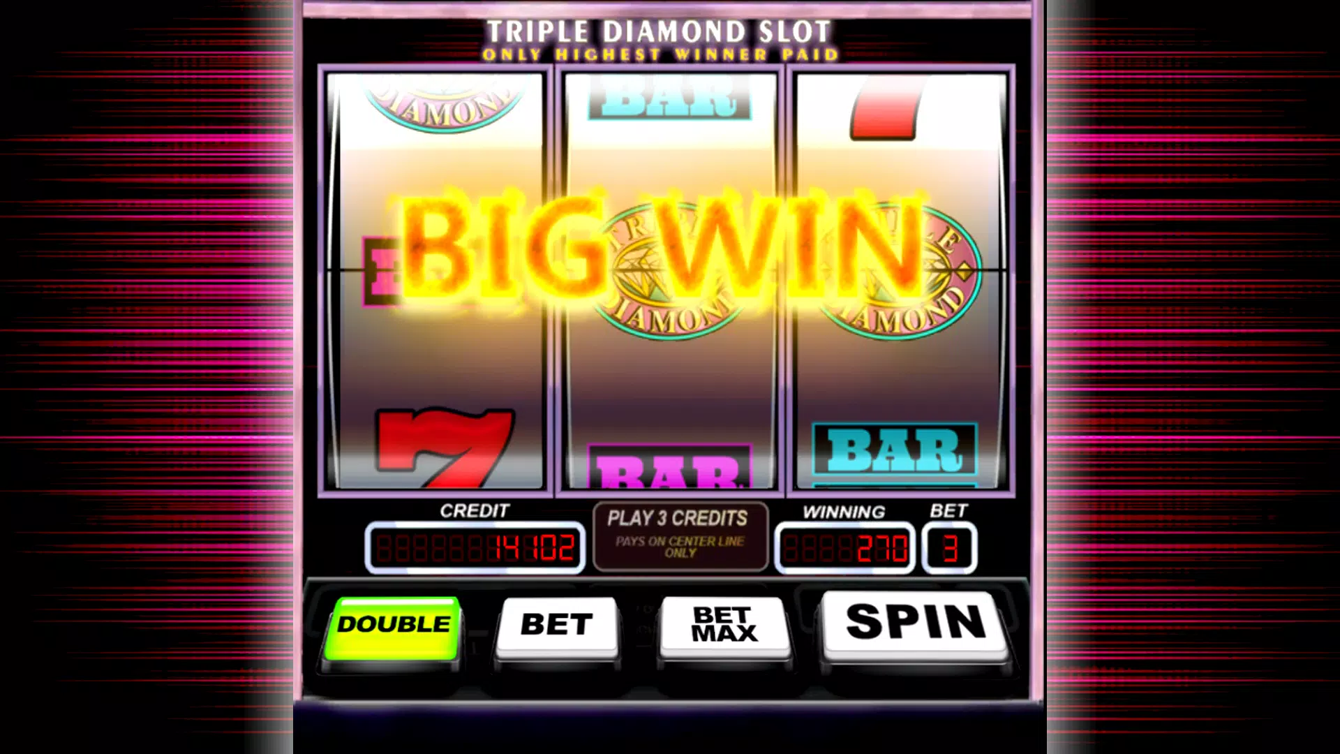 Triple Pay Diamond Slot Zrzut ekranu 3