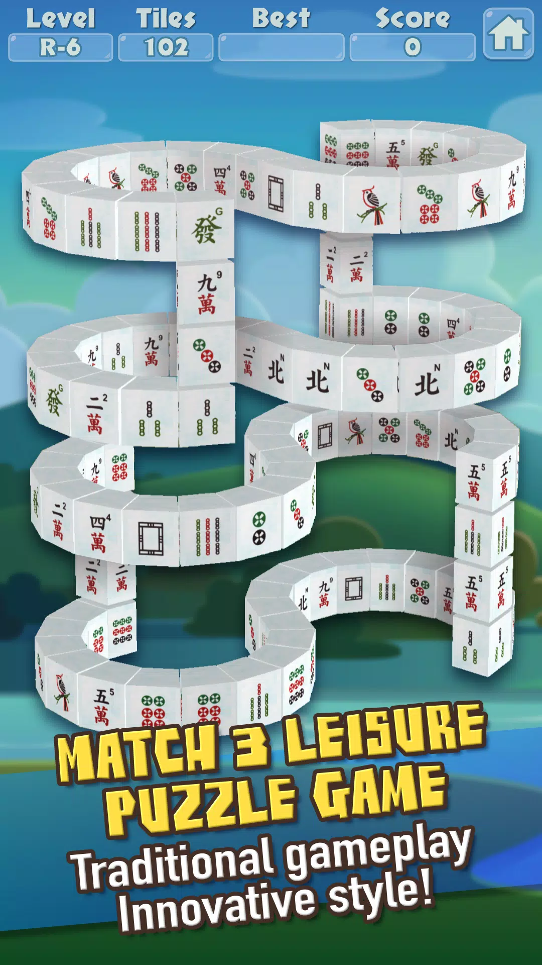 3D Mahjong Triple Tile Match スクリーンショット 1