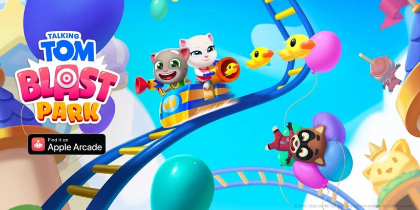 Talking Tom's Blast Park debütiert auf Apple Arcade