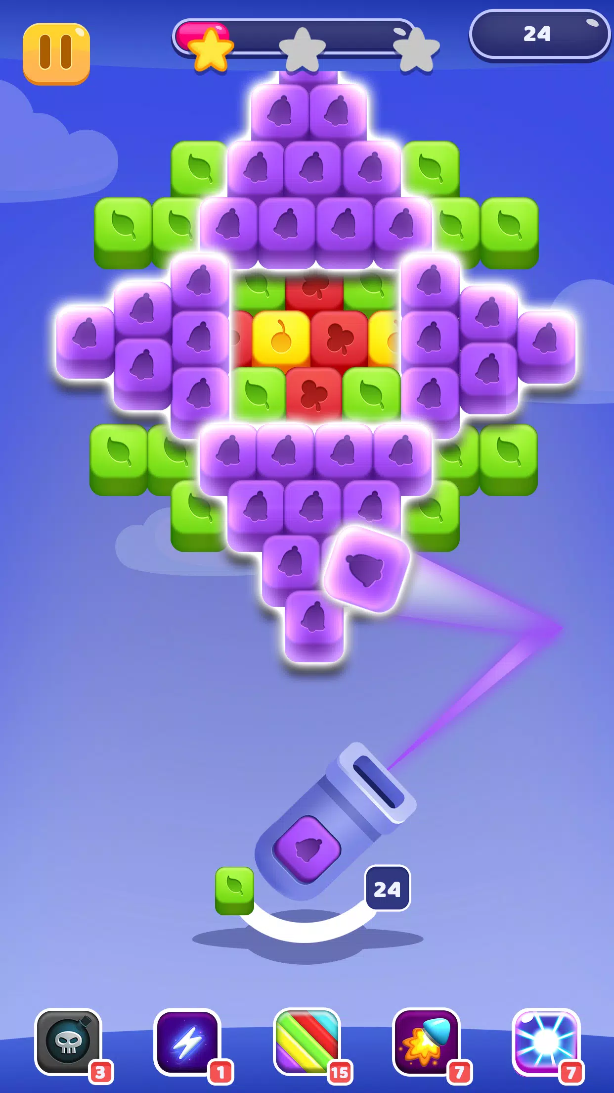 Bubble Shooter Rainbow 2024 Captura de pantalla 2