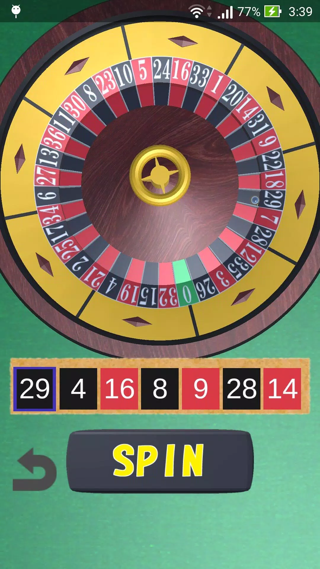 Schermata Roulette Wheel 3