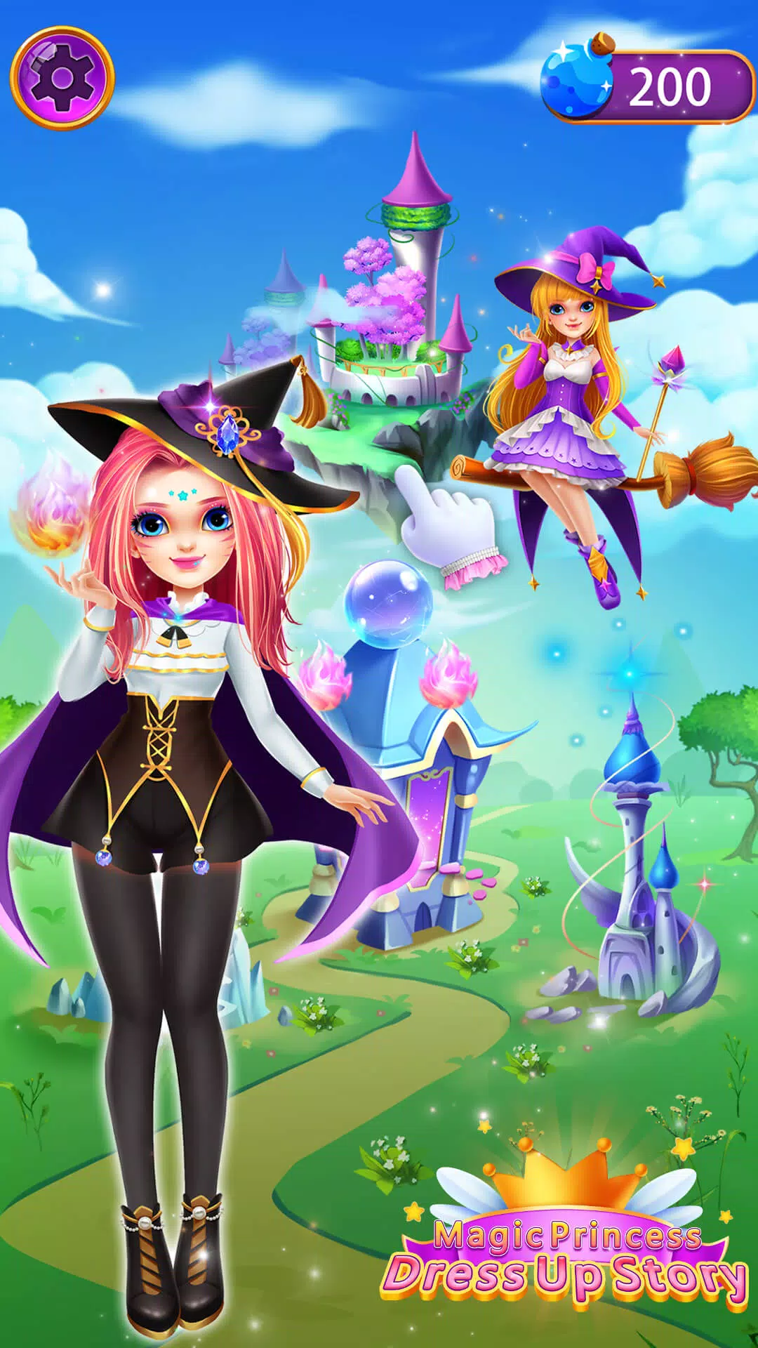 Magic Princess Dress Up Story Schermafbeelding 1