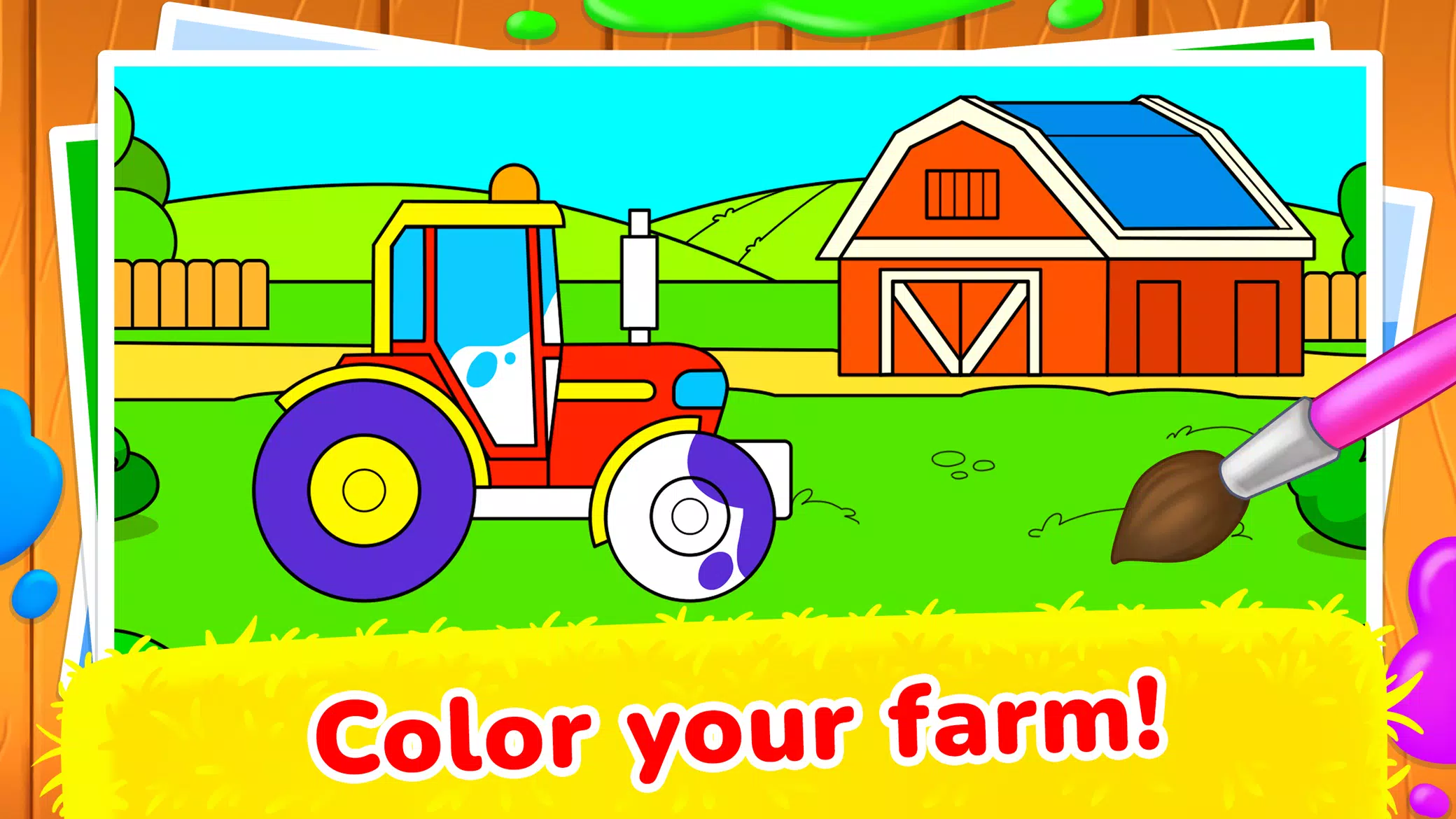 Animal game! Kids little farm! Скриншот 4