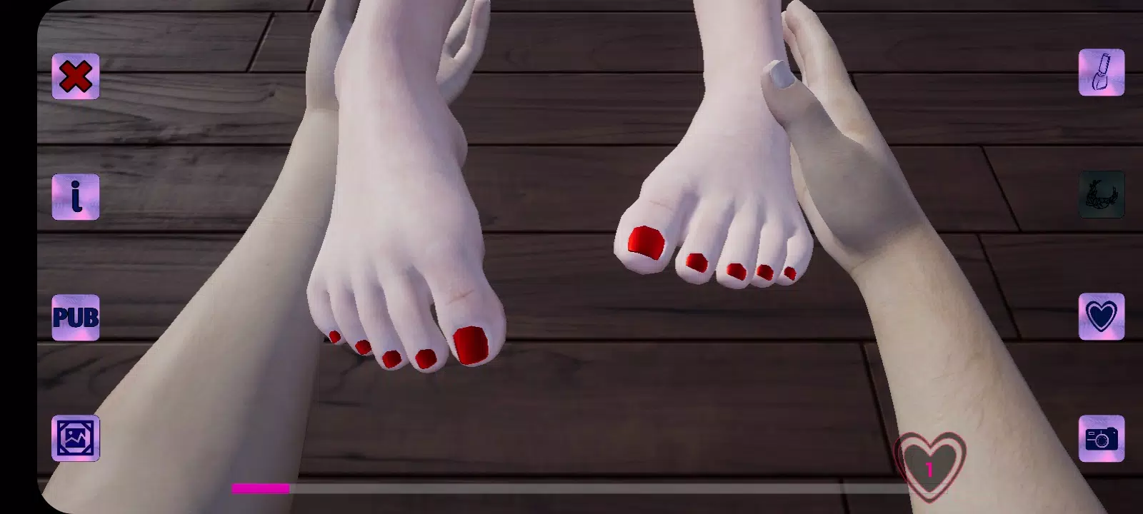 Girl feet Screenshot 1