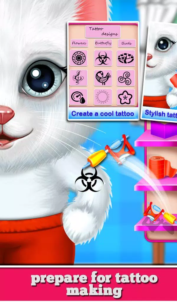 Kitty Nail Salon Daycare Cute Captura de tela 3