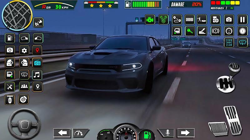 US Car Driving Simulator Game Tangkapan skrin 2