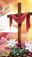 Bible Coloring Paint By Number Screenshot 2