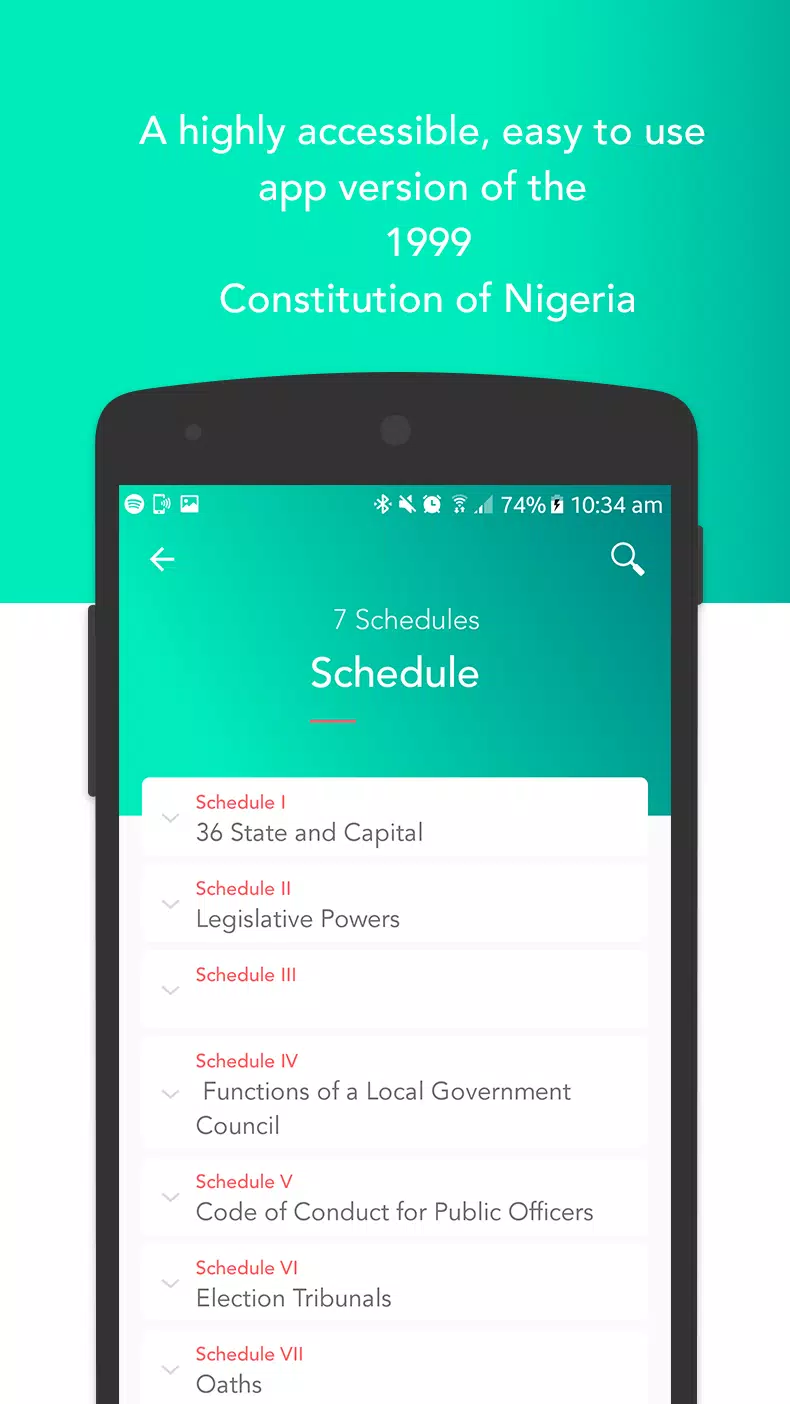 The Nigerian Constitution 1999 Captura de pantalla 4