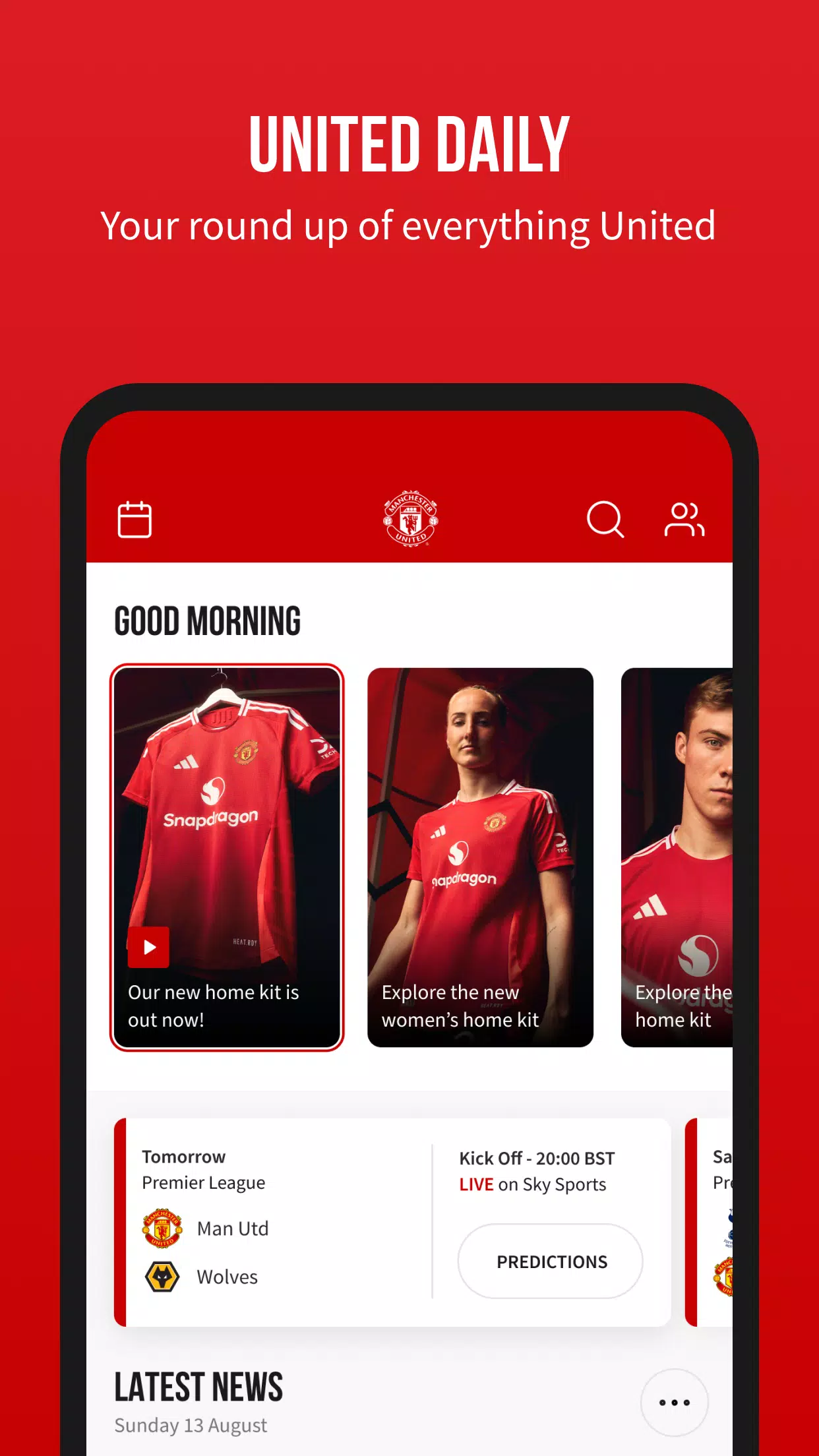Manchester United Official App スクリーンショット 3