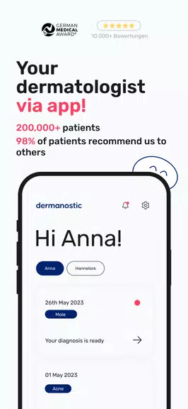 24/7 online dermatologist Screenshot 1