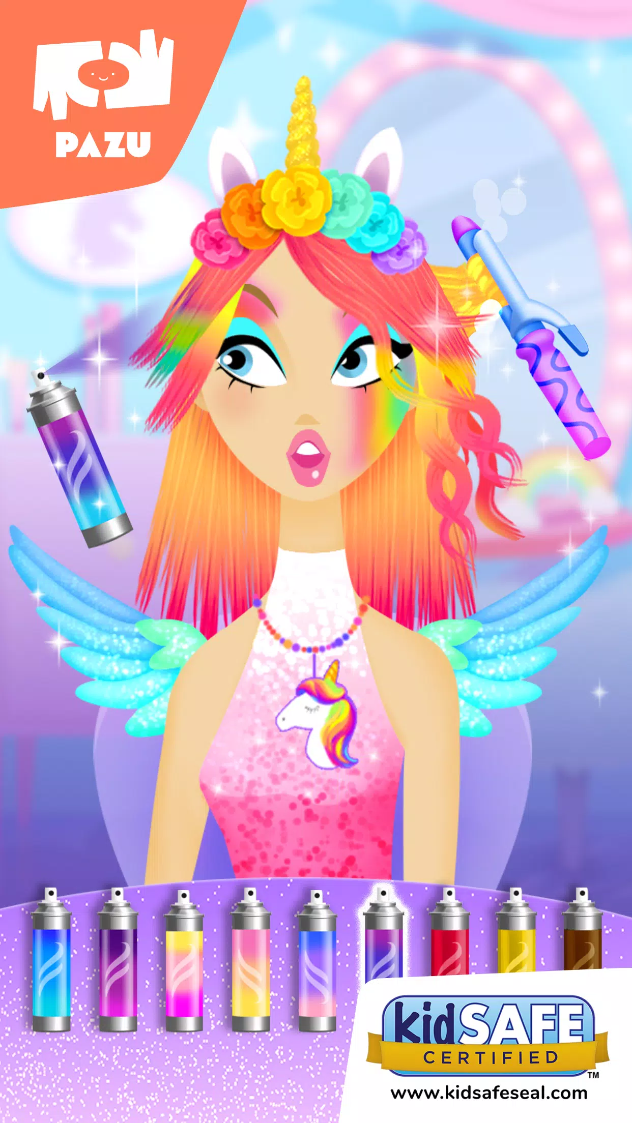 Girls Hair Salon Unicorn應用截圖第1張