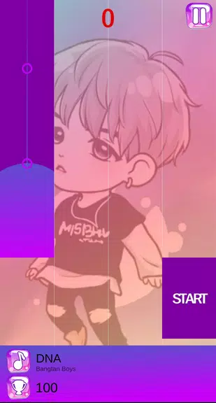 BTS Chibi Piano Tiles Schermafbeelding 4