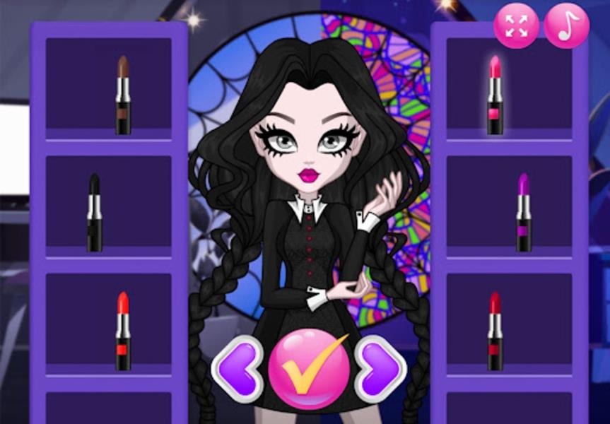 Wednesday Addams DressUp Captura de tela 4