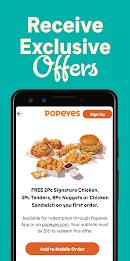 Popeyes® App Capture d'écran 4