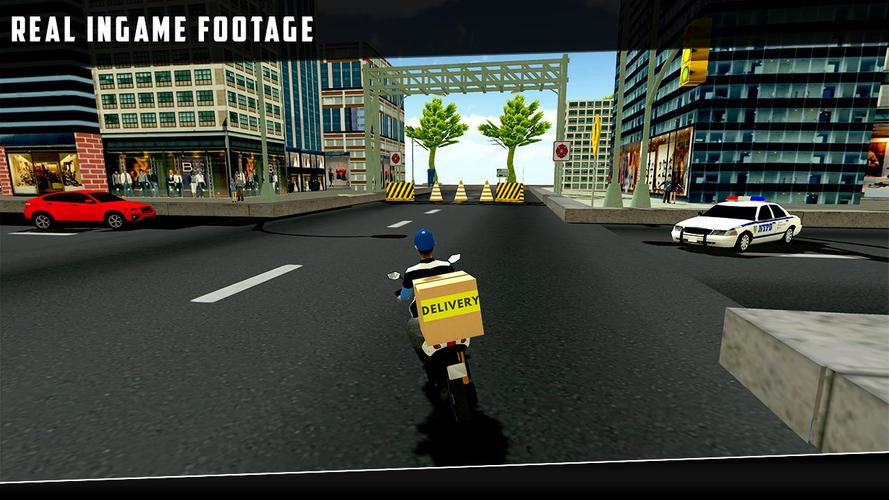 City Courier Delivery Rider Captura de tela 3