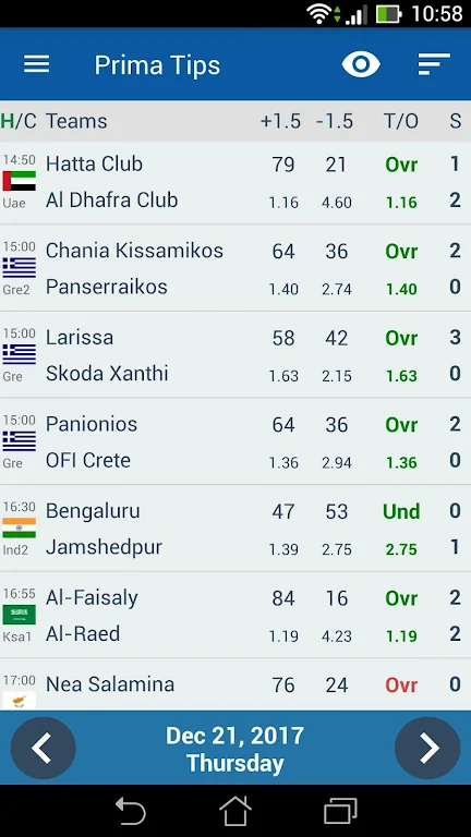 Predicaciones Fútbol PrimaTips Captura de pantalla 2