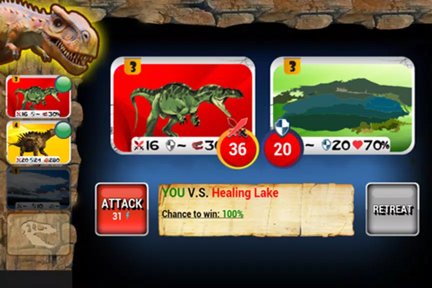 Dinosaur Online Card Wars Скриншот 2