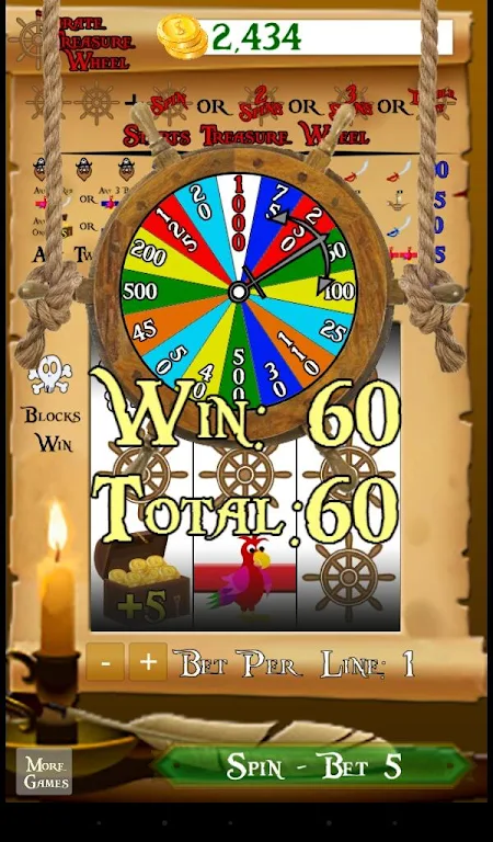 Pirate Treasure Wheel 스크린샷 2