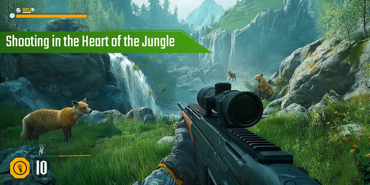 Sniper hunting jungle animals Ảnh chụp màn hình 2