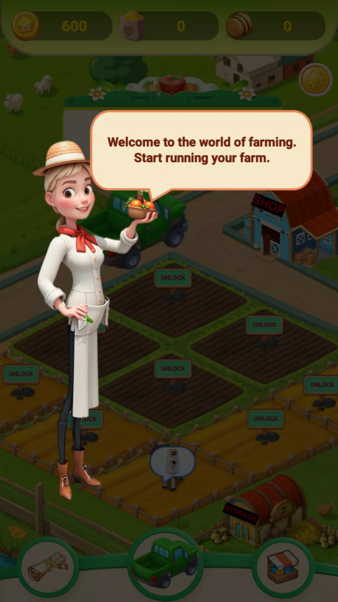 Cozy Town: Farms & Trucks 스크린샷 1