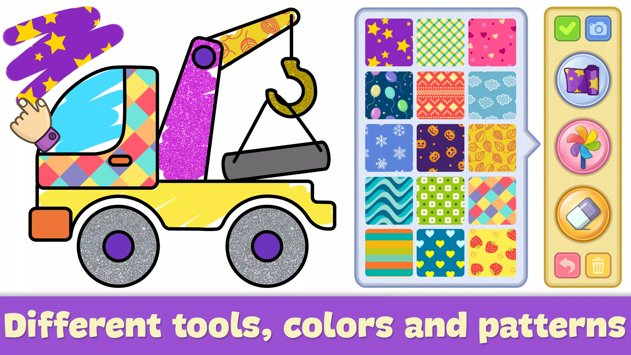 Kids Coloring & Drawing Games Screenshot 2