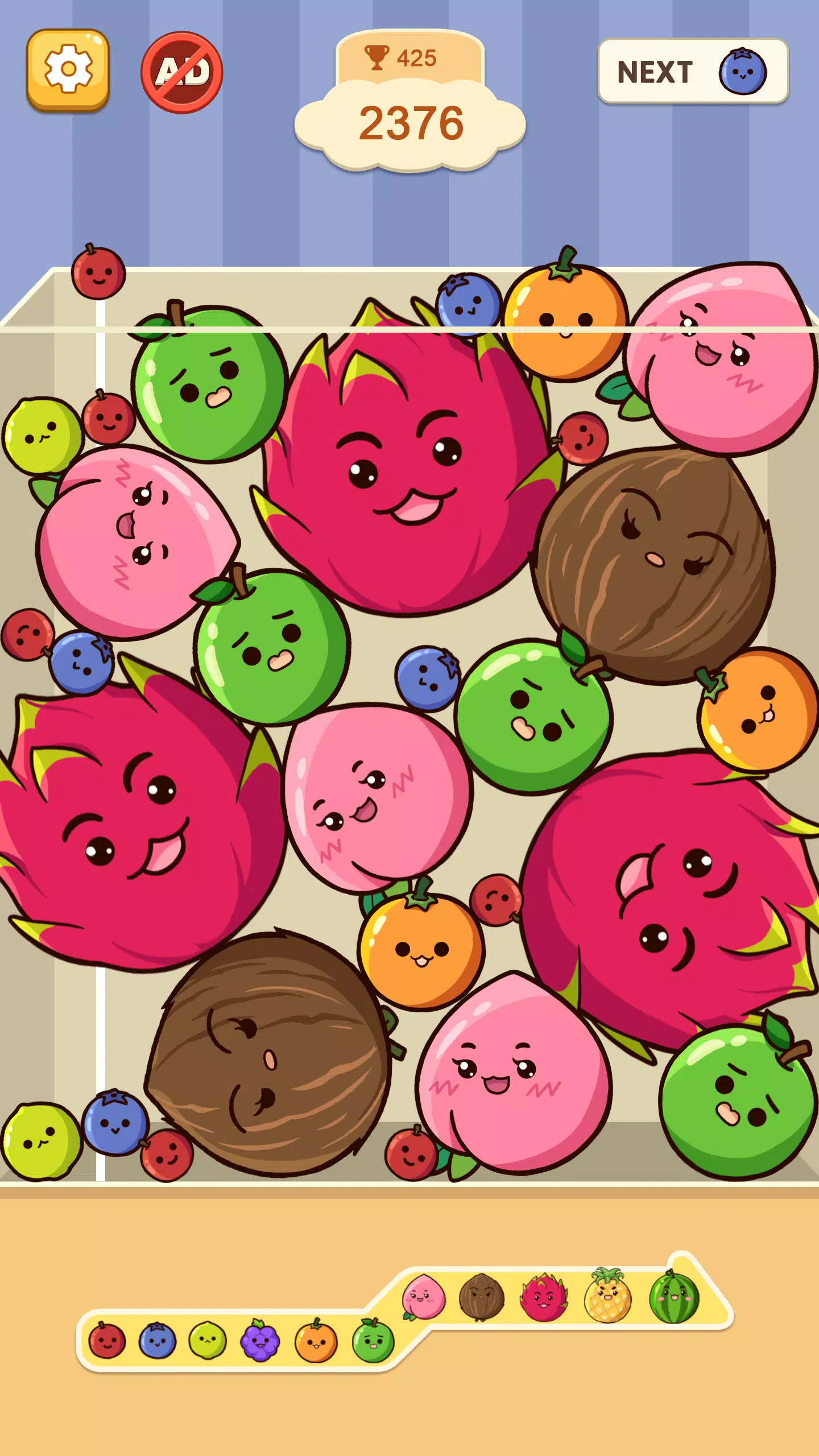 Fruit Merge: Juicy Drop Game Screenshot 1