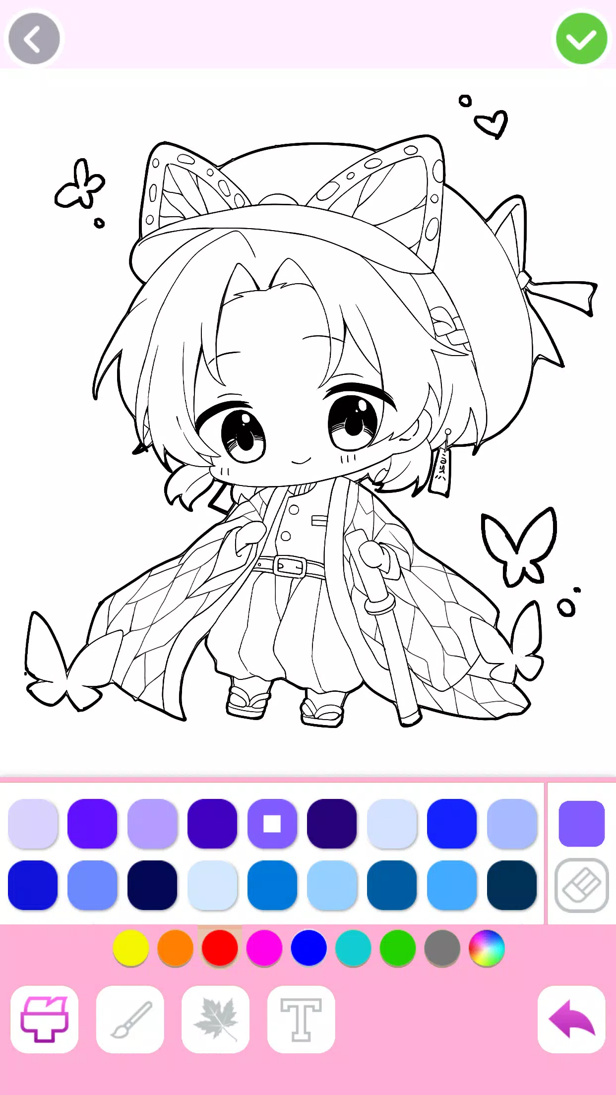 Cute Drawing : Anime Color Fan Screenshot 1