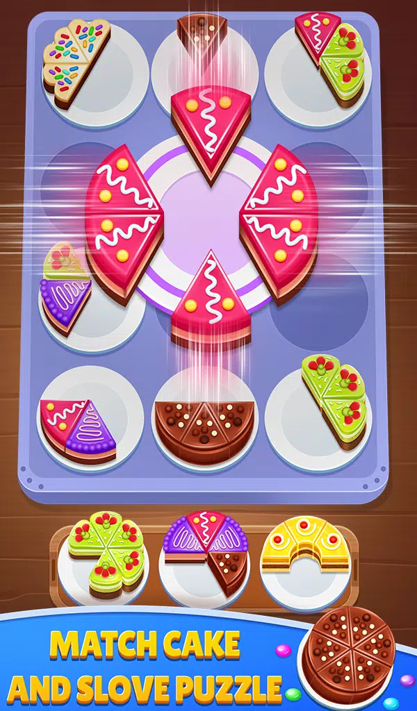 Cake Sort 3d - Match and Merge Capture d'écran 3