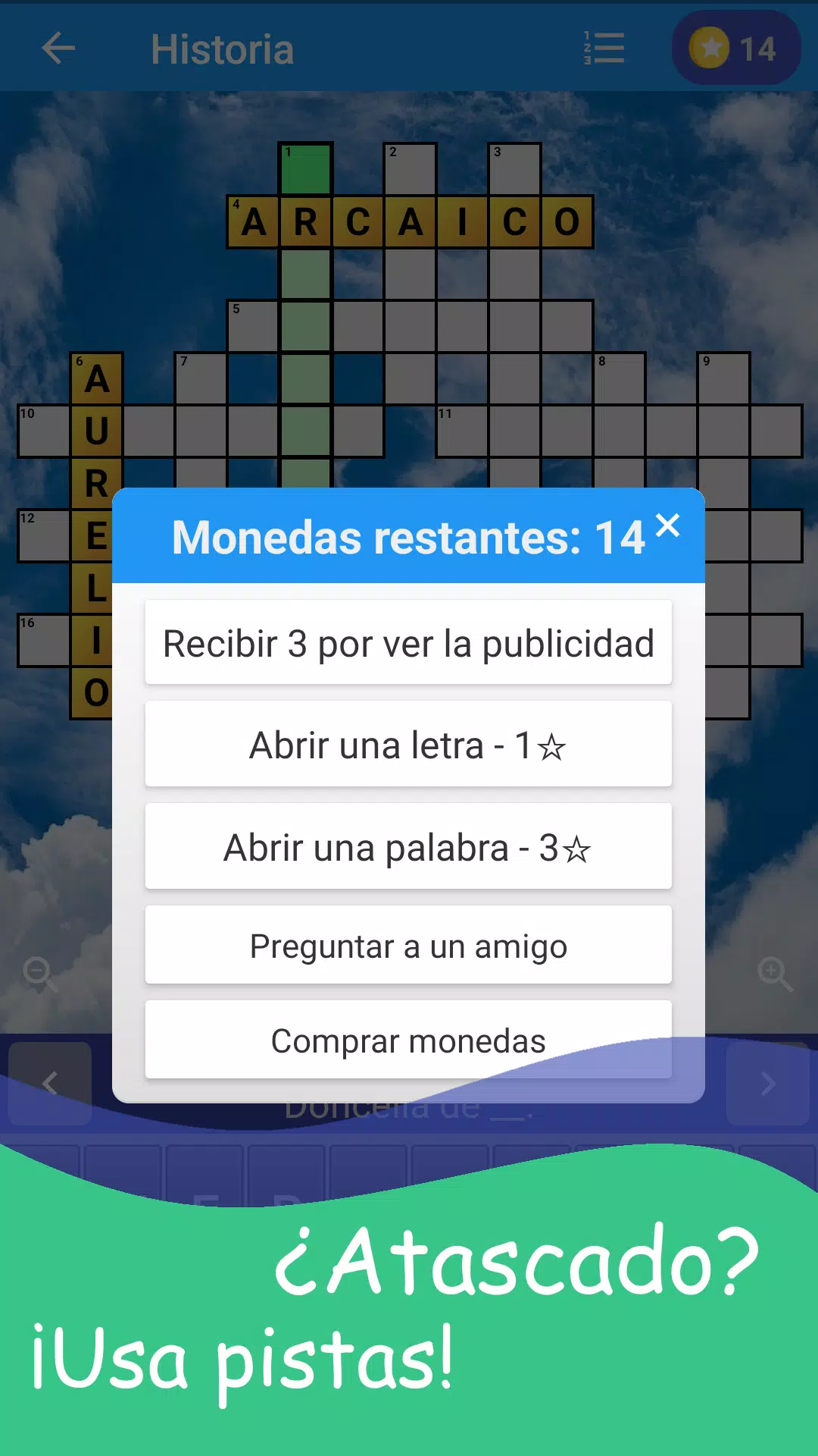 Crucigrama en español Schermafbeelding 4