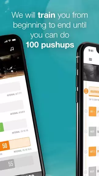 0-100 Pushups Trainer Zrzut ekranu 2