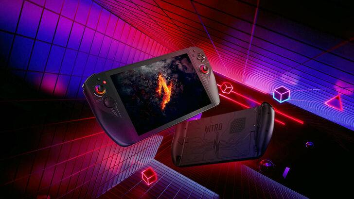 CES 2025で露出したAcerの11インチの大規模なハンドヘルド