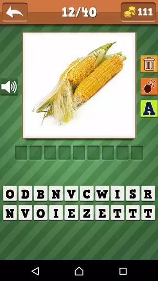 Schermata Vegetables Quiz 2