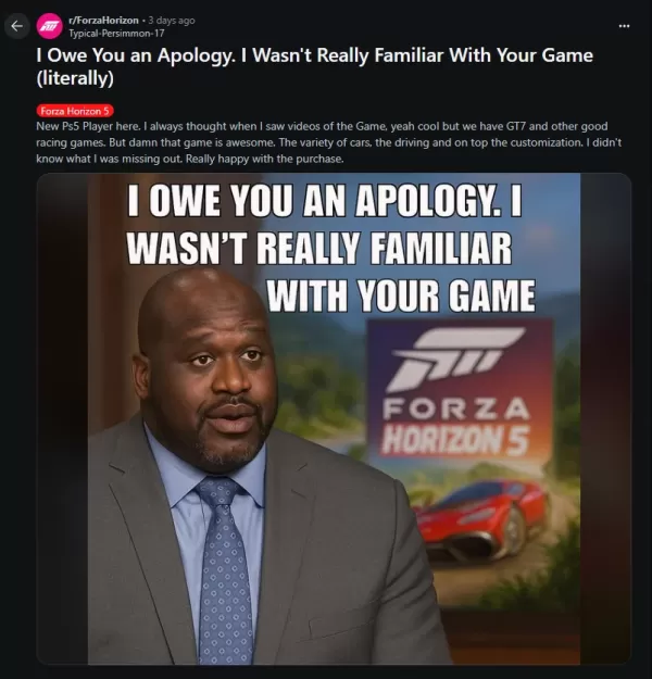 极限竞速:地平线5 登陆 PlayStation 5