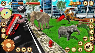 Elephant Simulator City Attack スクリーンショット 3