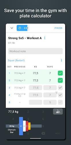 Strong Workout Tracker Gym Log Screenshot 3