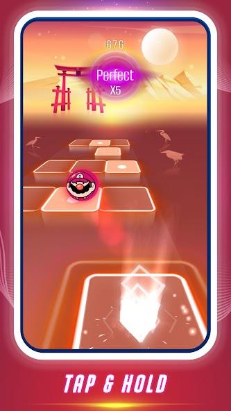 Dance Tiles: Music Ball Games Mod স্ক্রিনশট 1