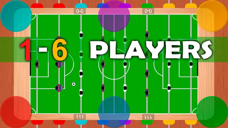 Foosball table soccer 1 2 3 4 스크린샷 1