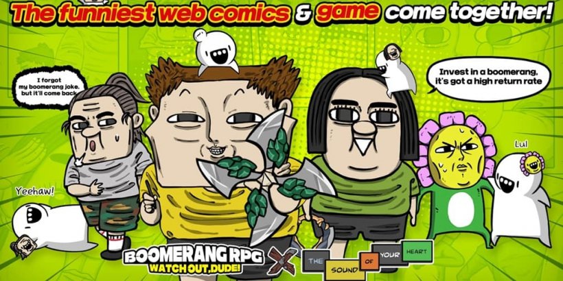 Boomerang RPG: «Осторожно, чувак» будет сотрудничать с южнокорейским WEBTOON сериалом «Звуки твоего сердца»