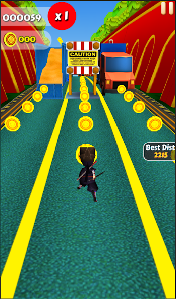 Run Subway Ninja Mod Captura de tela 1