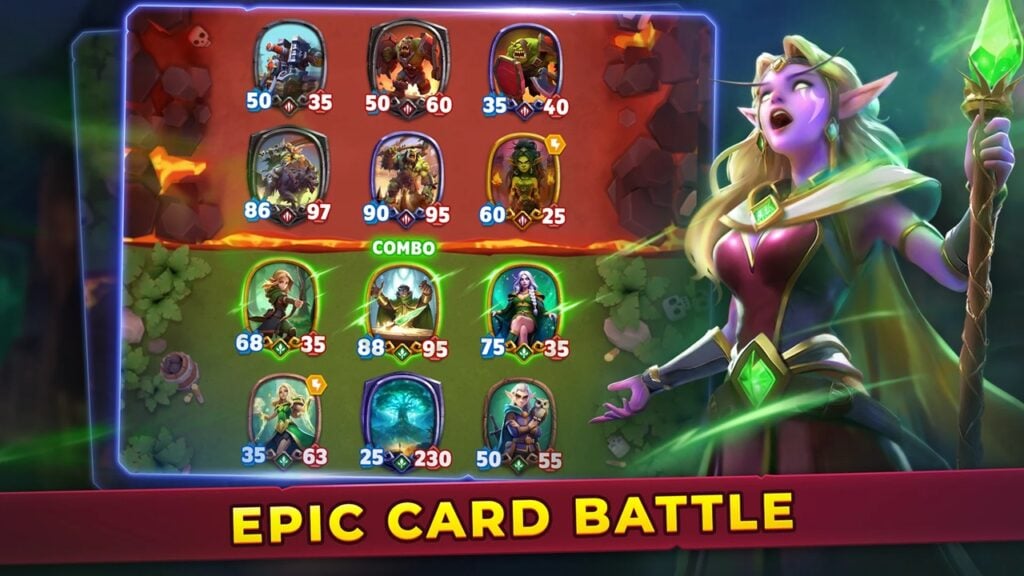 Auto Chess Card Game ARCANE RUSH: Battlegrounds è ora fuori su Android