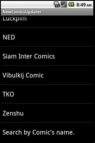 Schermata Thai New comics Updater 3