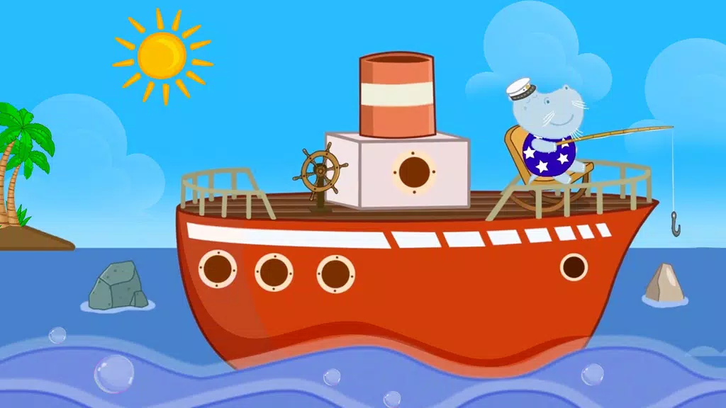 Hippo Adventures: Lighthouse Capture d'écran 1