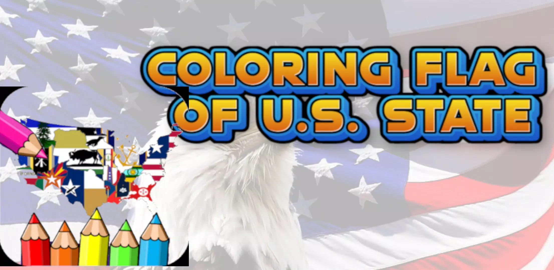 coloring flag of U.S. state Screenshot 1